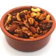 Roasted nuts with spices and sea salt